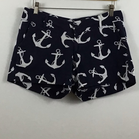 Preppy Girl Palm Beach Pants - Preppy Girl Palm Beach Nautical Shorts Navy Preppy Girl Palm Beach Pants - Preppy Girl Palm Beach Nautical Shorts Navy